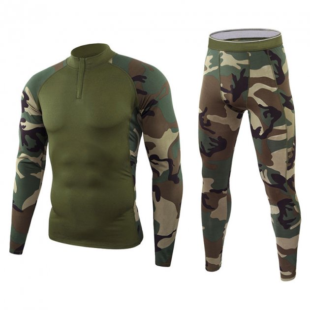 Комплект термобілизни тактичний Esdy А173 Jangle Camo Фото 1